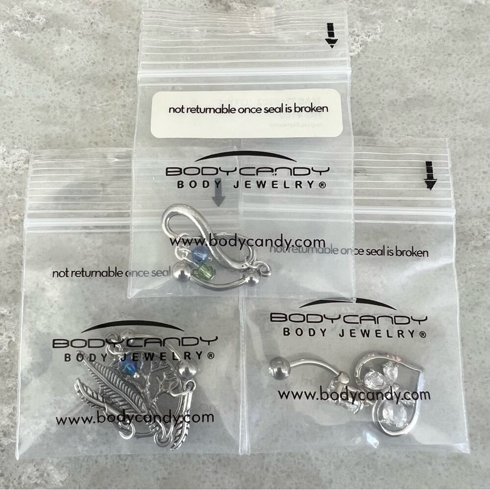 NWT 00s Body Candy Belly Button Ring Naval Piercing jewelry